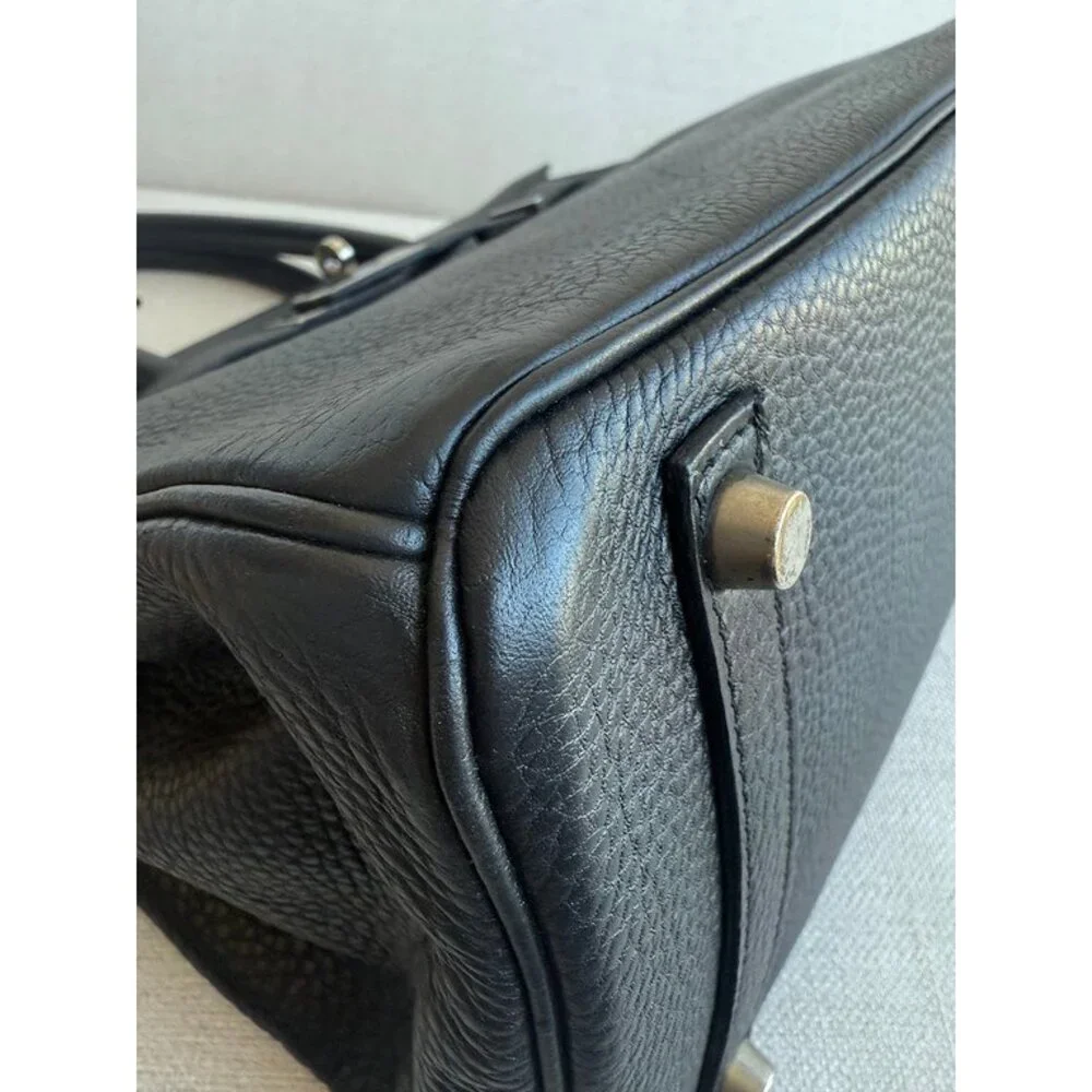 HERMES Black Togo Birkin 30 PHW - Picture 6 of 15